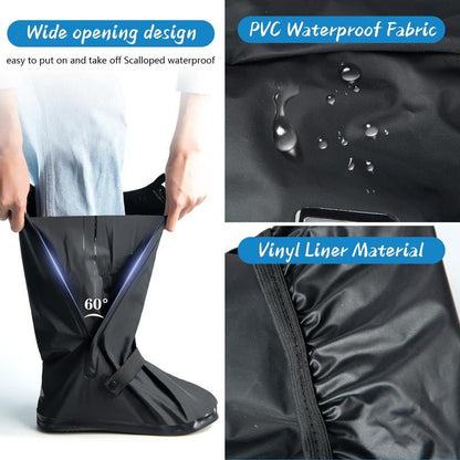 Waterproof Rain Boot Shoe Cover Non-Slip Waterproof Boot Covers for Snow& Rain