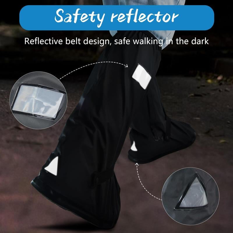 Waterproof Rain Boot Shoe Cover Non-Slip Waterproof Boot Covers for Snow& Rain